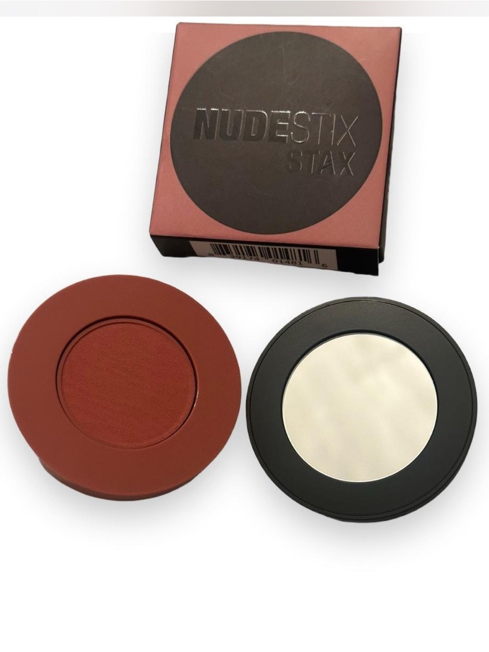 💜 NIB Nudestix Stax All Over Color Blush Balm - Cheeky Coral